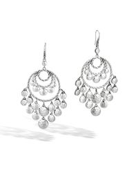 John Hardy | Metallic Hammered Chandelier Earring | Lyst