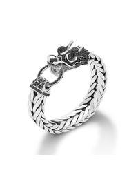 John Hardy | Black Legends Naga Dragon Head Bracelet | Lyst