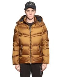 Emporio Armani | Metallic Quilted Nylon Ripstop Down Jacket | Lyst