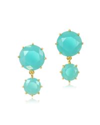 Les Nereides | Blue La Diamantine Turquoise Drop Earrings | Lyst