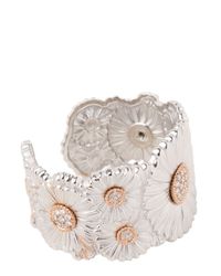 Buccellati | White Diamond Daisy Bracelet | Lyst