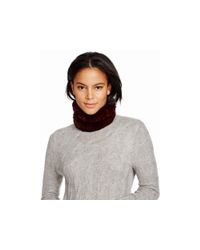 Surell | Purple Rabbit Fur Headband/scarf | Lyst