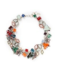 Erickson Beamon | Multicolor 'Bucky Ball' Crystal Collar Necklace | Lyst