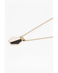 French Connection | Metallic Two-tone Pendant Necklace for Men | Lyst