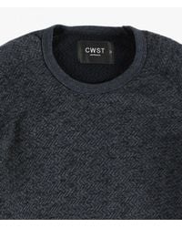 Cwst | Blue Miramar Crew Sweater for Men | Lyst