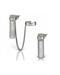 Maniamania | Metallic Underground Sterling Silver Earrings | Lyst