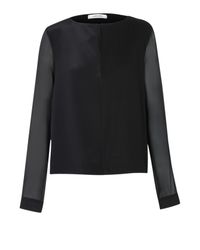 Dorothee Schumacher - Black Texture Collision Blouse 1/1 - Lyst