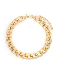 Kenneth Jay Lane | Metallic Thick Twist Chain Necklace | Lyst
