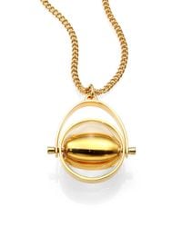 Chloé | Metallic Abby Pendant Necklace | Lyst