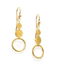 Gurhan | Metallic Lush 24k Yellow Gold Drop Earrings | Lyst