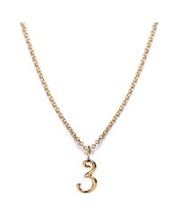 Lulu Frost - Metallic Code Number 14kt #3 Necklace - Lyst