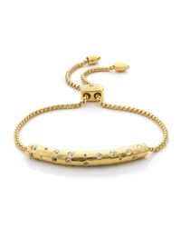 Monica Vinader | Metallic Esencia Scatter Chain Bracelet | Lyst
