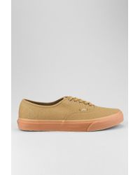 tan vans gum sole