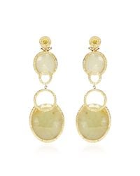 Bochic | Fancy Yellow Sapphire and Diamond Double Drop Earrings | Lyst