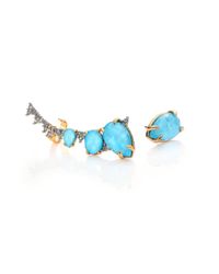 Alexis Bittar | Metallic Elements Howlite & Crystal Encrusted Ear Climber | Lyst