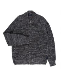Paul Smith | Gray Men's Grey Mélange Wool-alpaca Zip-through Cardigan for Men | Lyst