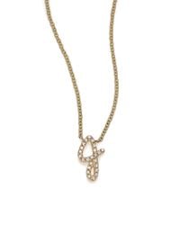 Sydney Evan | Metallic Diamond & 14k Yellow Gold Initial Necklace | Lyst