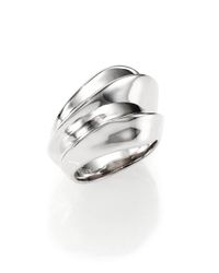 Alexis Bittar Fine | Metallic Blueberry Marquis Sterling Silver Ridged Ring | Lyst