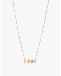 Winden Jewelry | Metallic Babe Necklace In Gold | Lyst