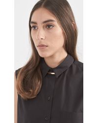 Loren Stewart | Black Gold & Leather Choker Necklace | Lyst