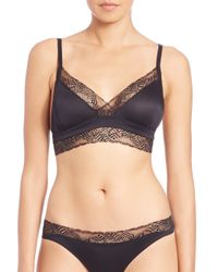 Hanro | Black Chloe Soft-cup Bra | Lyst