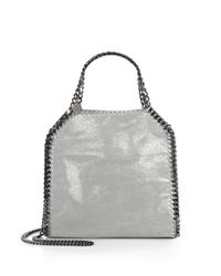 Stella McCartney | Gray Mini Baby Bella Shoulder Bag | Lyst