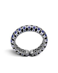 John Hardy | Blue Legends Naga Scale Cuff | Lyst