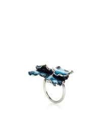 Madina Visconti | Blue The Silver Panze Ring With Enamel | Lyst