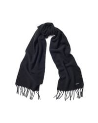 Pink Pony | Black Cashmere-lambswool Scarf | Lyst