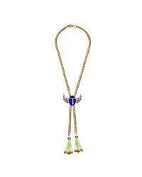 Lulu Frost - Metallic Eternal Life Tassel Necklace - Lyst