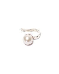 Maria Stern | White Five Pearl Ear Cuff | Lyst