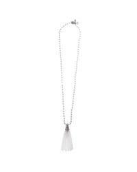 Oscar de la Renta | Metallic Tassel And Pearl Necklace | Lyst