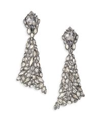 Alexis Bittar | Metallic Miss Havisham Crystal Broken Glass Clip-on Drop Earrings | Lyst