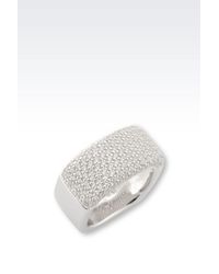 Emporio Armani | Metallic Ring | Lyst