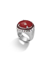John Hardy | Red Dome Ring | Lyst