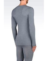 Emporio Armani | Gray Undershirt for Men | Lyst
