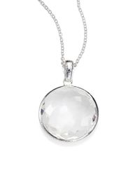 Ippolita | Metallic Rock Candy Clear Quartz & Sterling Silver Extra-large Enhancer | Lyst