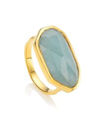 Monica Vinader | Blue Capri Ring | Lyst