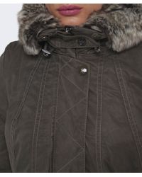 Creenstone Green Eliza Faux Fur Parka