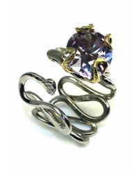 Sibilla G Jewelry - Purple Sibilla G Cool Jazz Lavender Cubic Zirconia Ring - Lyst