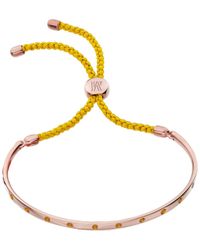 Monica Vinader | Pink Fiji Gem Bracelet | Lyst