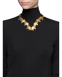 Ela Stone | Metallic Leopard Head Chain Necklace | Lyst