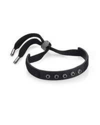 Marc By Marc Jacobs | Black Grommet Friendship Bracelet | Lyst