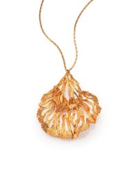 Alexander McQueen | Metallic Fish Pendant Necklace | Lyst