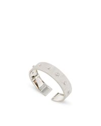 Buccellati | Metallic 18k White Gold And Diamond Macri Cuff | Lyst
