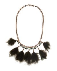 Étoile Isabel Marant | Green Feather Necklace | Lyst