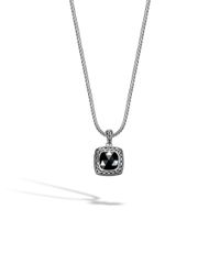 John Hardy | Black Classic Chain Square Enhancer | Lyst