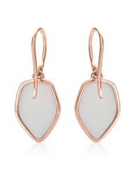 Monica Vinader | Metallic Atlantis Flint Drop Earrings | Lyst