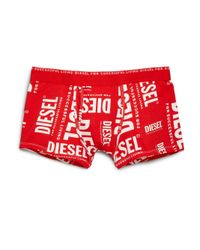DIESEL | Red Semaji Boxer Briefs for Men | Lyst