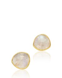 Monica Vinader | Metallic Siren Stud Earrings | Lyst
